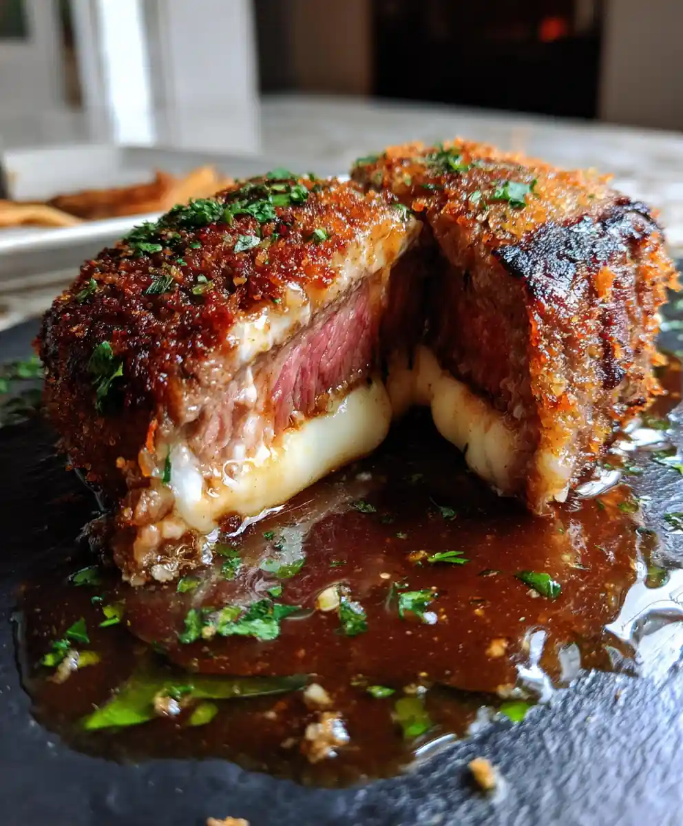 Hamburger Steaks With Onion Gravy And Melted Cheese Core 5 Hamburger Steaks with Onion Gravy and Melted Cheese Core