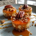 Mini Pecan Pie Cheesecakes With Orange Caramel Swirl 6 Mini Pecan Pie Cheesecakes With Orange Caramel Swirl 1767865177.3438096