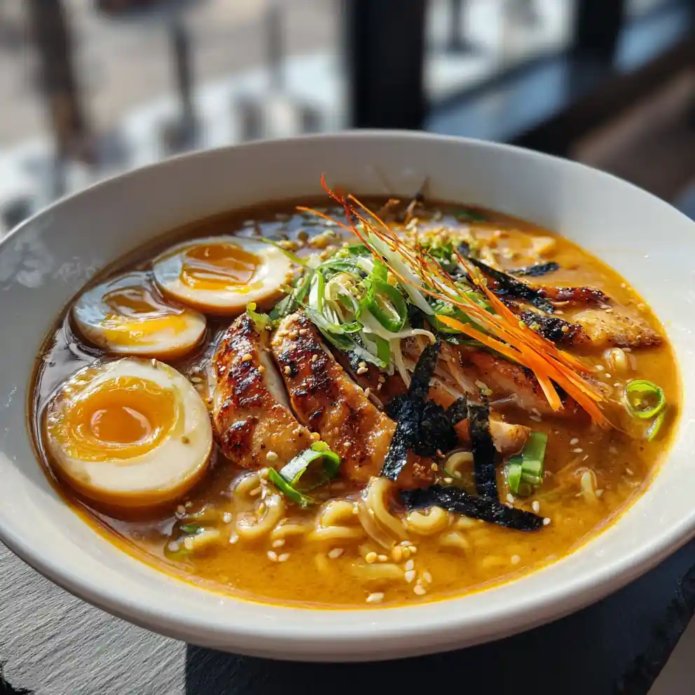 Miso Butter Swirl Chicken Ramen Bowl 4 Miso Butter Swirl Chicken Ramen Bowl