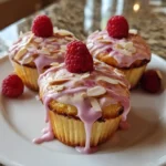 Raspberry Cheesecake Cupcakes With Rose Infused Frosting And Glazed Drizzle 6 Raspberry Cheesecake Cupcakes With Rose Infused Frosting And Glazed Drizzle 1767853399.5284345