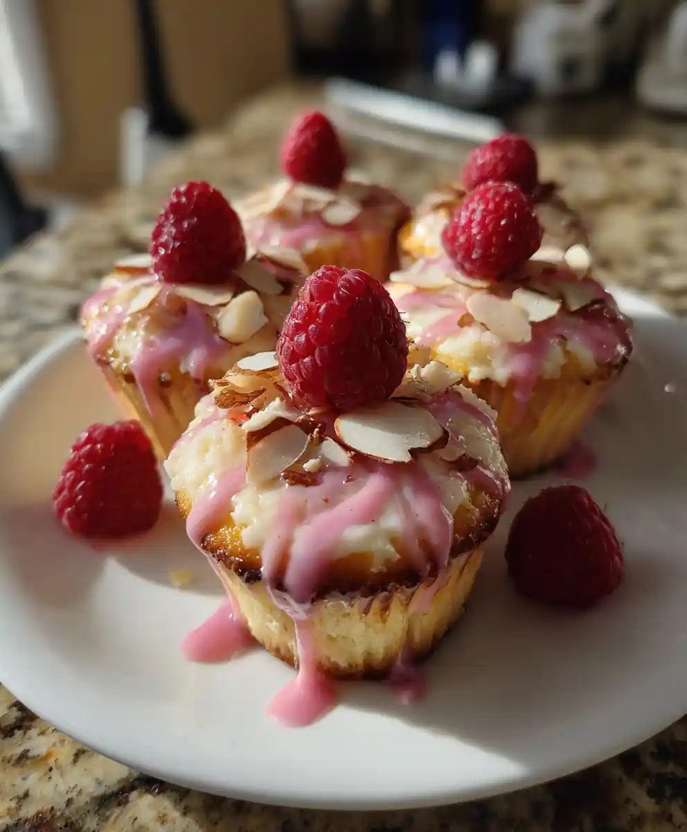 Raspberry Cheesecake Cupcakes With Rose Infused Frosting And Glazed Drizzle 5 Raspberry Cheesecake Cupcakes with Rose Infused Frosting and Glazed Drizzle