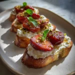 Rose Honey Whipped Ricotta Toast With Roasted Strawberries 6 Rose Honey Whipped Ricotta Toast With Roasted Strawberries 1767844445.9544141