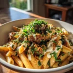 Slow Cooker Beef Pasta With Smoky Chipotle Cream And Toasted Almond Crumble 6 Slow Cooker Beef Pasta With Smoky Chipotle Cream And Toasted Almond Crumble 1767833051.972523