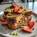 Strawberry Cheesecake French Toast With Pistachio Brown Butter Crumble 6 Strawberry Cheesecake French Toast With Pistachio Brown Butter Crumble 1767868479.1535065