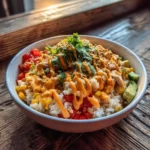 Street Corn Chicken Rice Bowl With Charred Corn Cream Drizzle 6 Street Corn Chicken Rice Bowl With Charred Corn Cream Drizzle 1767798355.2965899