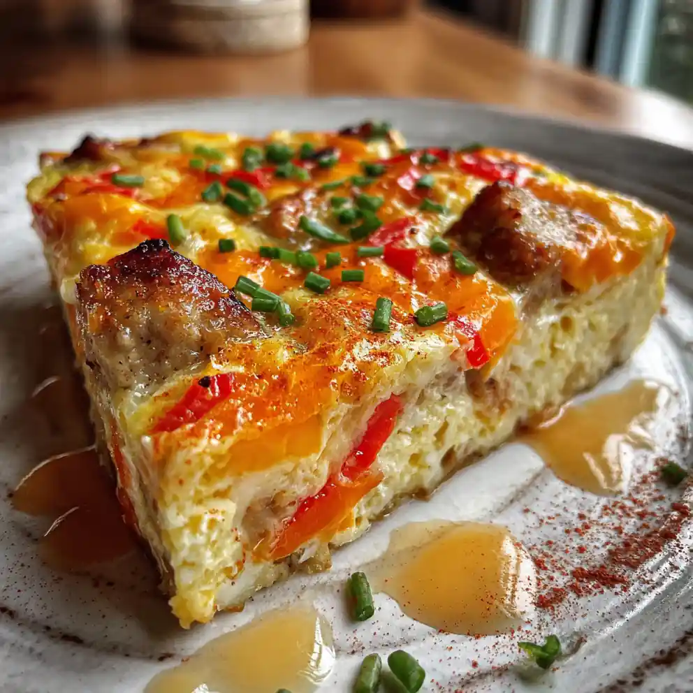 Sunset Red Pepper Swirl Breakfast Casserole 4 Sunset Red Pepper Swirl Breakfast Casserole