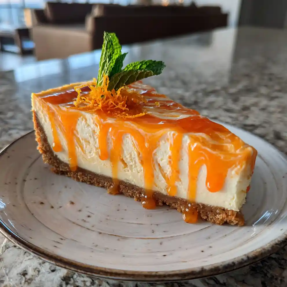 Sweet Potato Cheesecake Pie With Orange Marmalade Swirl 4 Sweet Potato Cheesecake Pie with Orange Marmalade Swirl