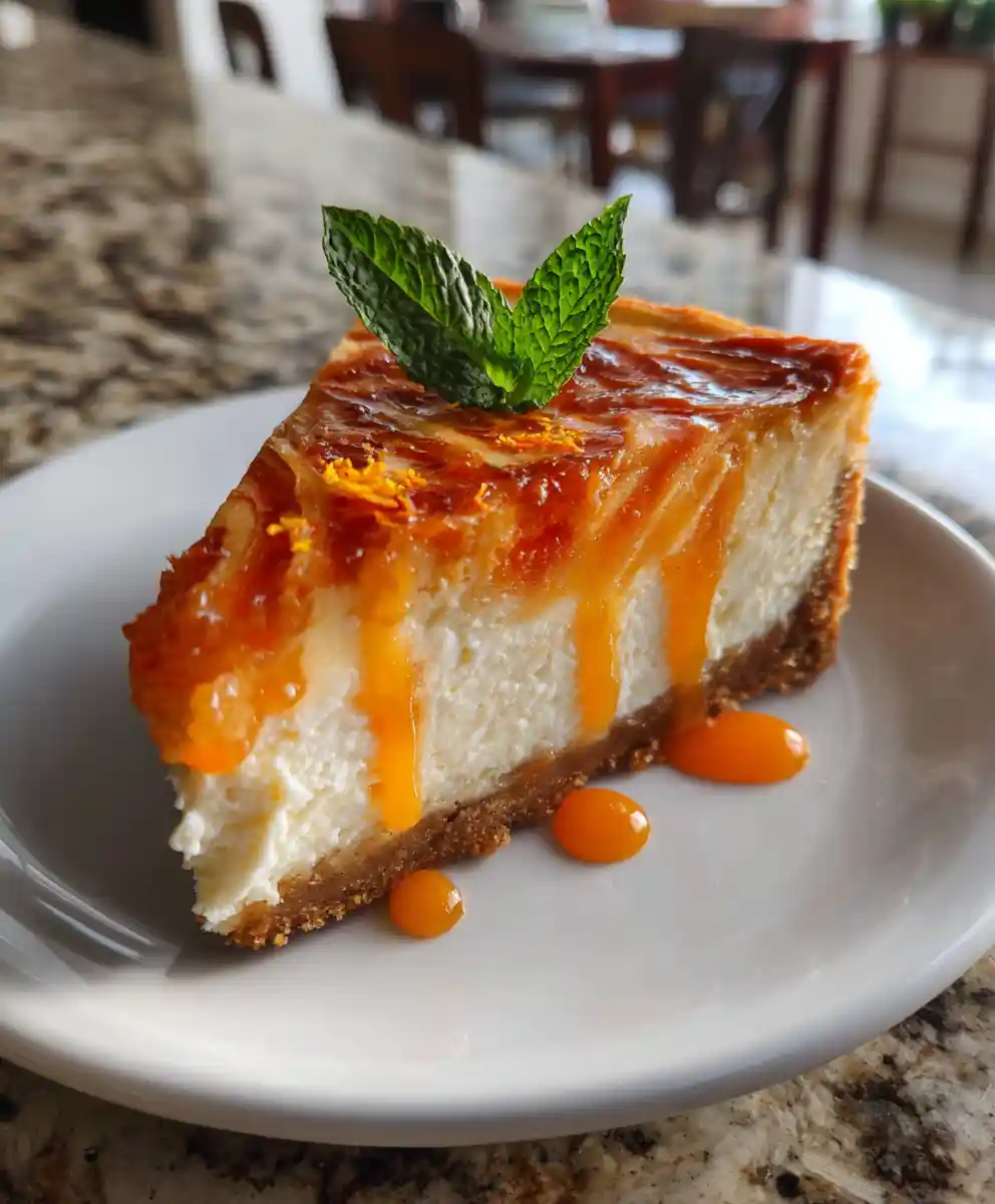 Sweet Potato Cheesecake Pie With Orange Marmalade Swirl 5 Sweet Potato Cheesecake Pie with Orange Marmalade Swirl