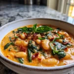 Tuscan Butter Beans With Spinach, Sun Dried Tomato & Creamy Almond Garlic Swirl 6 Tuscan Butter Beans With Spinach Sun Dried Tomato Creamy Almond Garlic Swirl 1767819850.16431