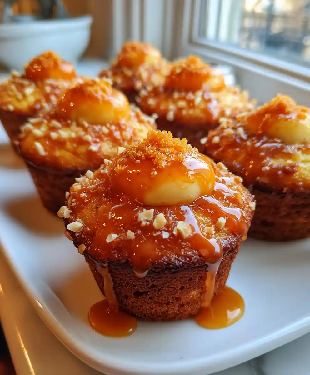 Vanilla Bean Crème Brûlée Cheesecake Cupcakes With Orange Caramel Swirl 5 Vanilla Bean Crème Brûlée Cheesecake Cupcakes with Orange Caramel Swirl