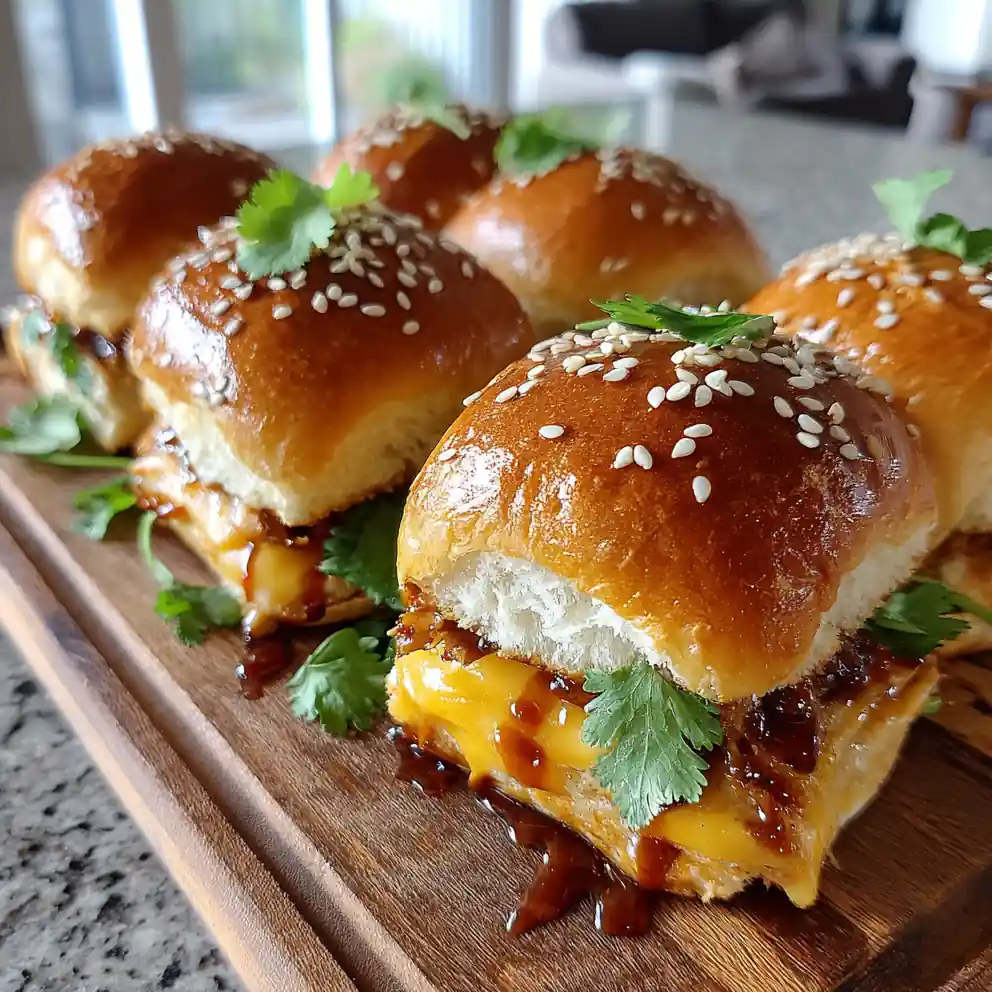 Baked Turkey And Cheese Sliders With Chipotle Honey Glaze 4 Baked Turkey And Cheese Sliders With Chipotle Honey Glaze