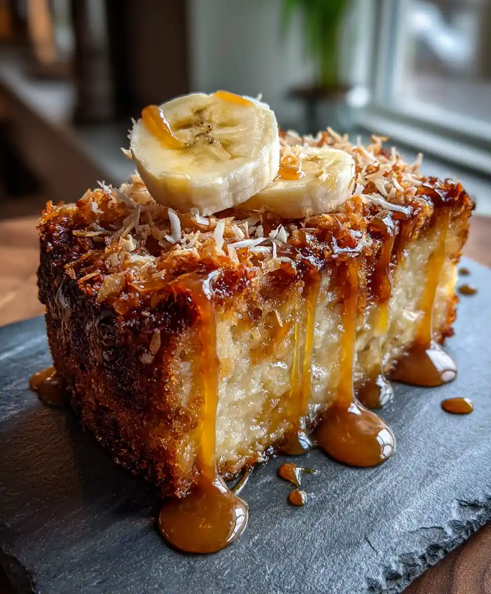 Banana Bread Pudding Cake With Cardamom Caramel Swirl 5 Banana Bread Pudding Cake With Cardamom Caramel Swirl