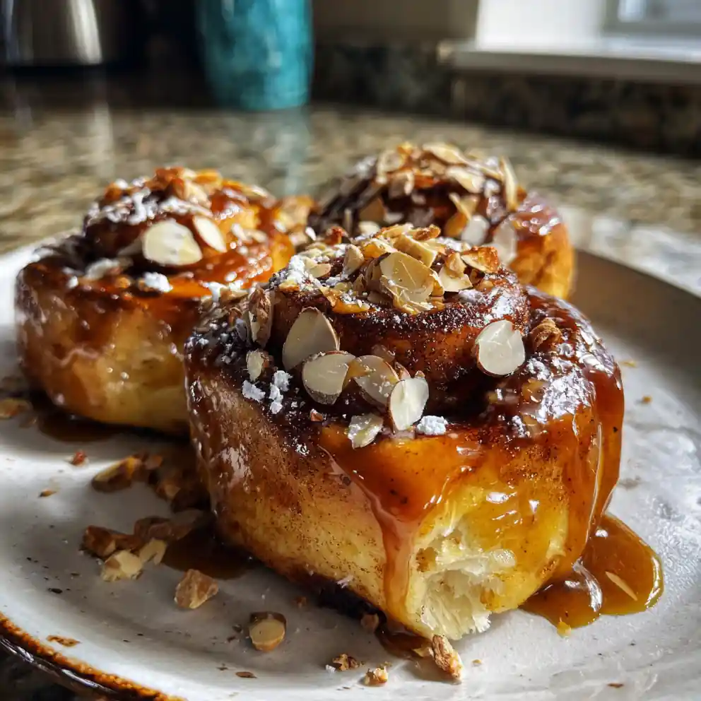 Caramel Apple Cinnamon Rolls With Ginger Cardamom Caramel Drizzle 4 Caramel Apple Cinnamon Rolls With Ginger Cardamom Caramel Drizzle