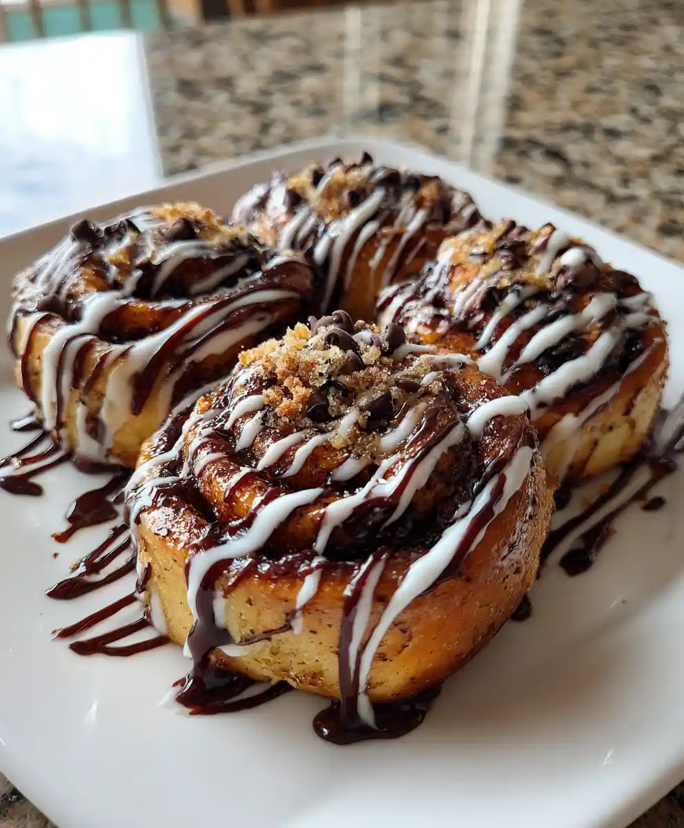 Chocolate Chip Cookie Swirl Cookie Monster Cinnamon Rolls 5 Chocolate Chip Cookie Swirl Cookie Monster Cinnamon Rolls