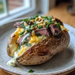 Cilantro Lime Loaded Baked Potato With Smoky Steak 1772033951.5621107