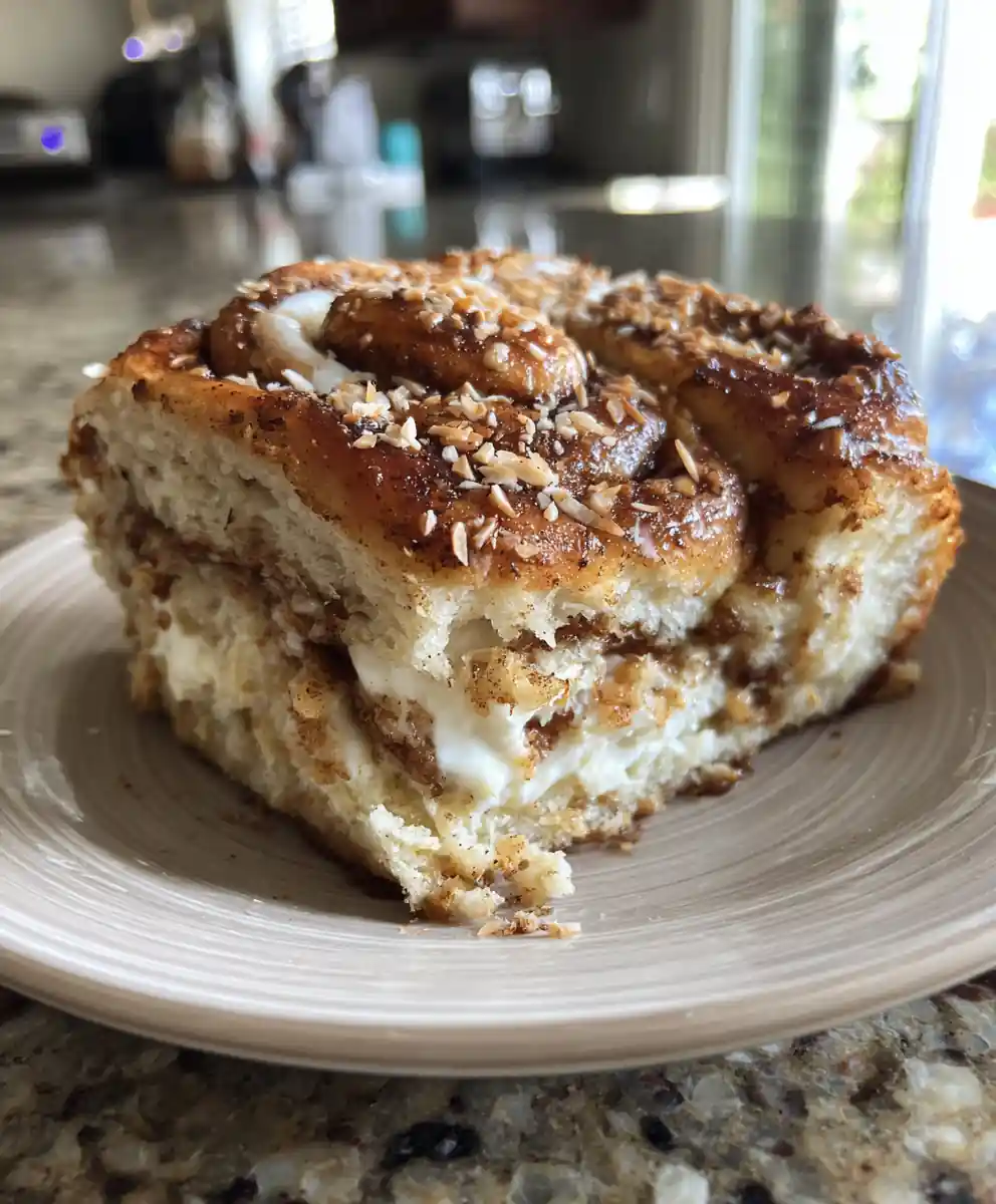 Coconut Cream Cheese Swirled Banana Bread Cinnamon Rolls 5 Coconut Cream Cheese Swirled Banana Bread Cinnamon Rolls