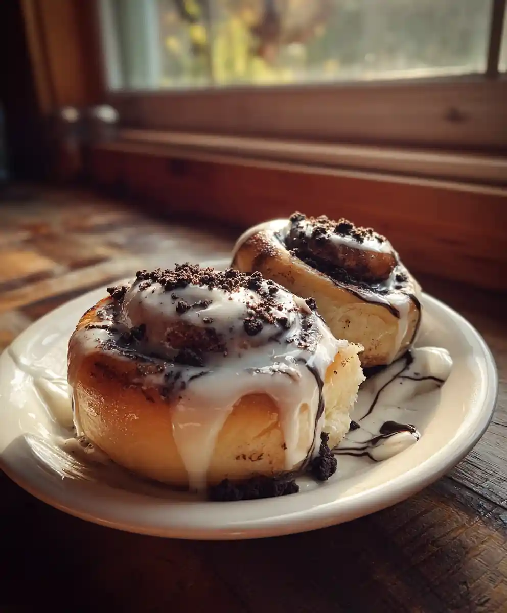 Cookies And Cream Swirl Cinnamon Rolls 5 Cookies And Cream Swirl Cinnamon Rolls