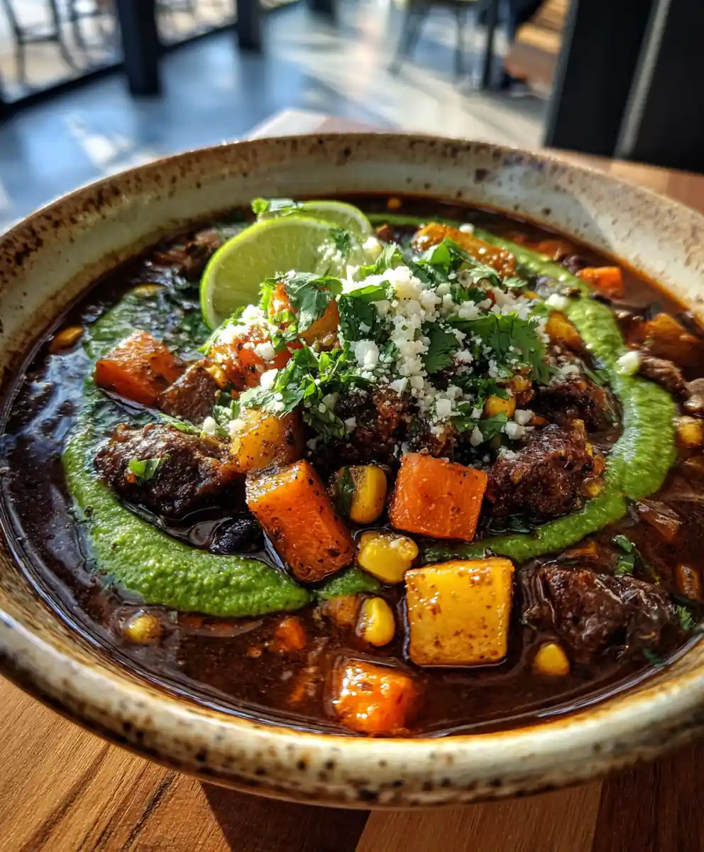 Cowboy Stew With Roasted Poblano Corn Swirl 5 Cowboy Stew With Roasted Poblano Corn Swirl