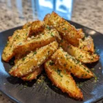 Crispy Garlic Parmesan Potato Wedges With Lemon Thyme Olive Oil Drizzle 6 Crispy Garlic Parmesan Potato Wedges With Lemon Thyme Olive Oil Drizzle 1772050541.8002706