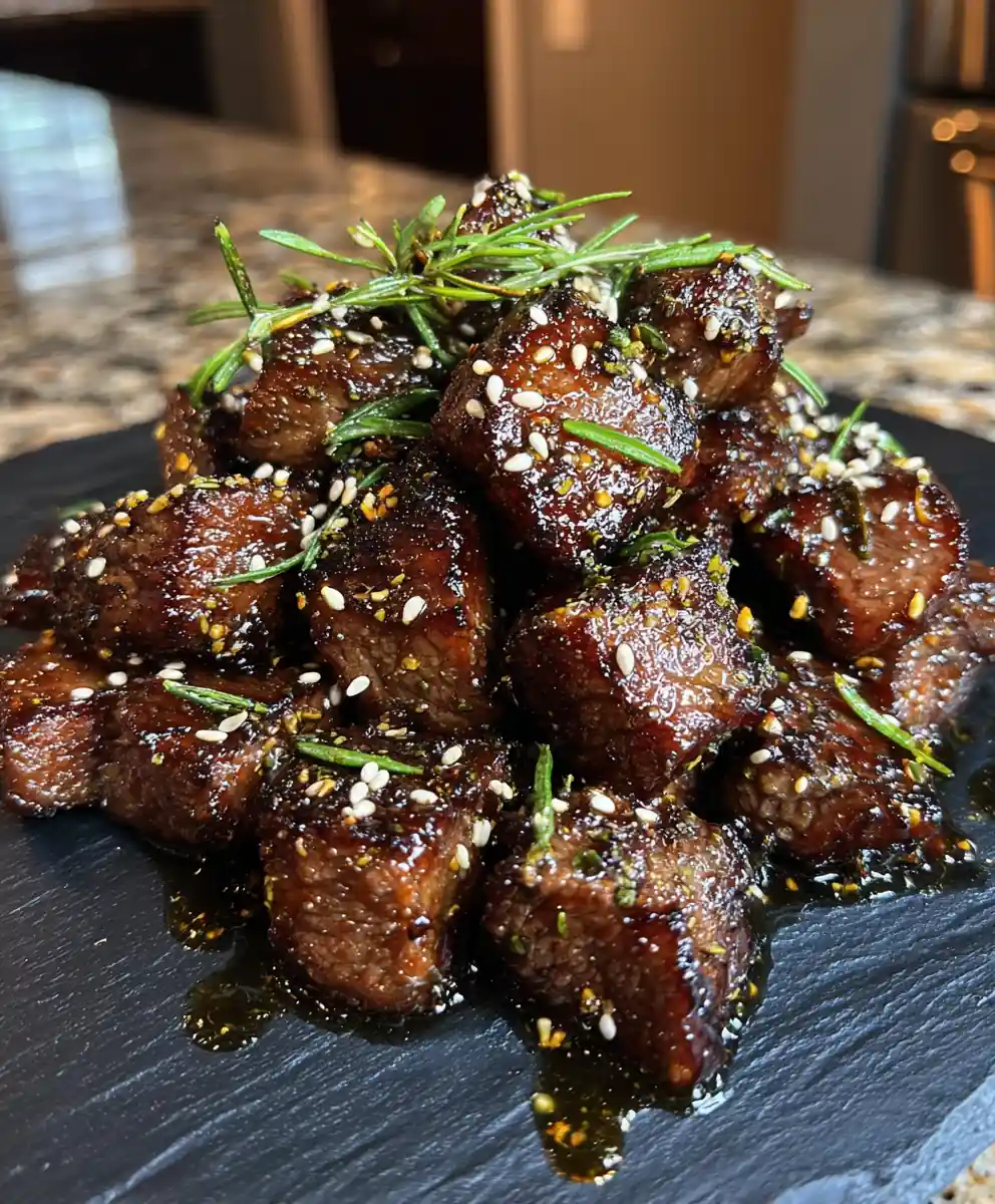 Crockpot Steak Bites With Miso Garlic Butter Glaze 5 Crockpot Steak Bites With Miso Garlic Butter Glaze