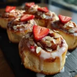 Lemon Zest Strawberry Cheesecake Rolls With Cinnamon Swirl 1772015134.617764