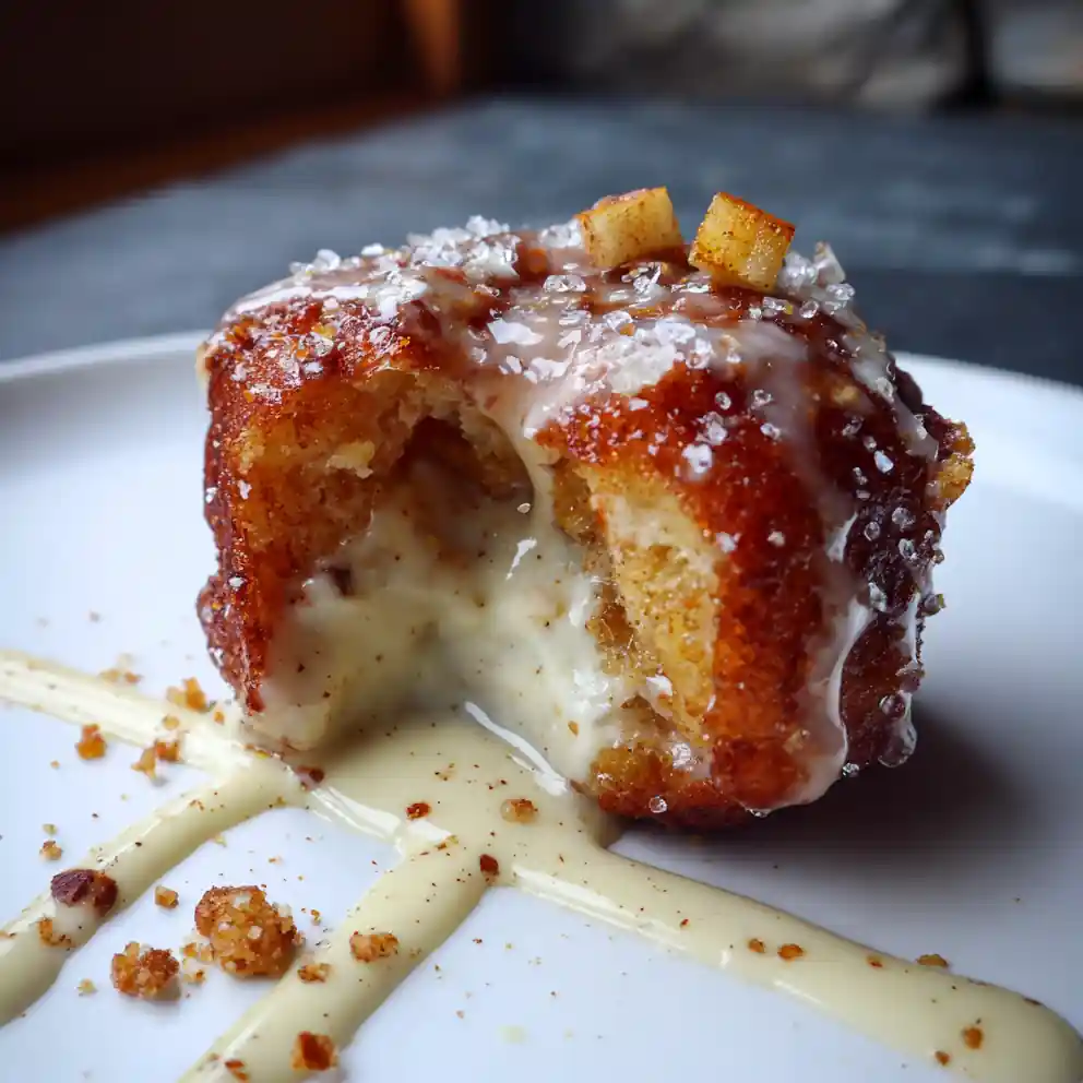 Maple Cinnamon Drizzled Apple Fritter Bites 4 Maple Cinnamon Drizzled Apple Fritter Bites
