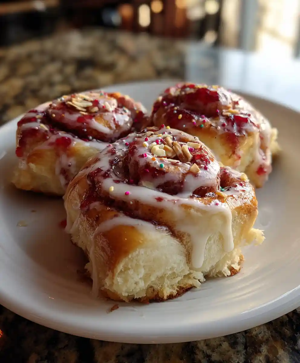 Orange Cardamom Cream Cheese Cinnamon Rolls With Raspberry Glaze 5 Orange Cardamom Cream Cheese Cinnamon Rolls With Raspberry Glaze