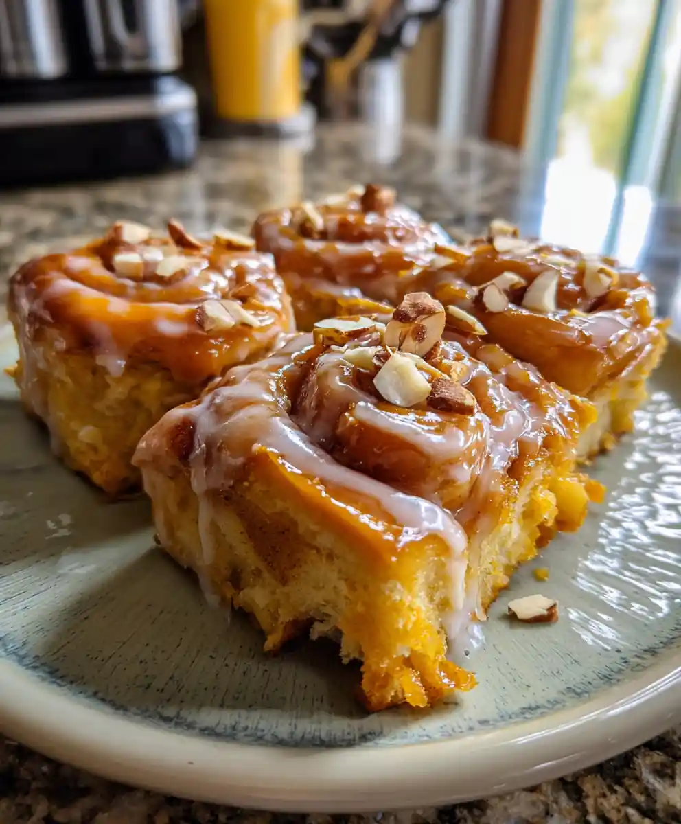 Orange Cream Cheese Cinnamon Roll Bars 5 Orange Cream Cheese Cinnamon Roll Bars