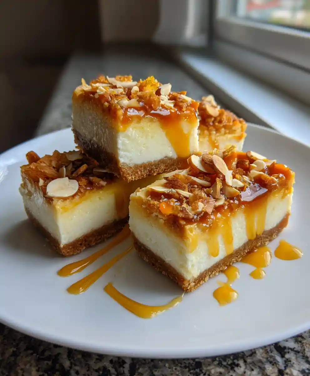Saffron Honey Swirl Crescent Cheesecake Bars 5 Saffron Honey Swirl Crescent Cheesecake Bars