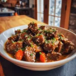 Slow Cooker Beef Tips With Miso Butter Glaze Gravy 1772111705.9863207