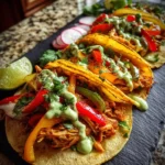Slow Cooker Chicken Fajitas With Chipotle Lime Crema 1772040283.0813708