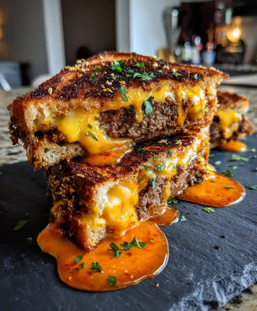 Smoky Chipotle Cheddar Patty Melt With Crispy Rye Crumbs 5 Smoky Chipotle Cheddar Patty Melt With Crispy Rye Crumbs