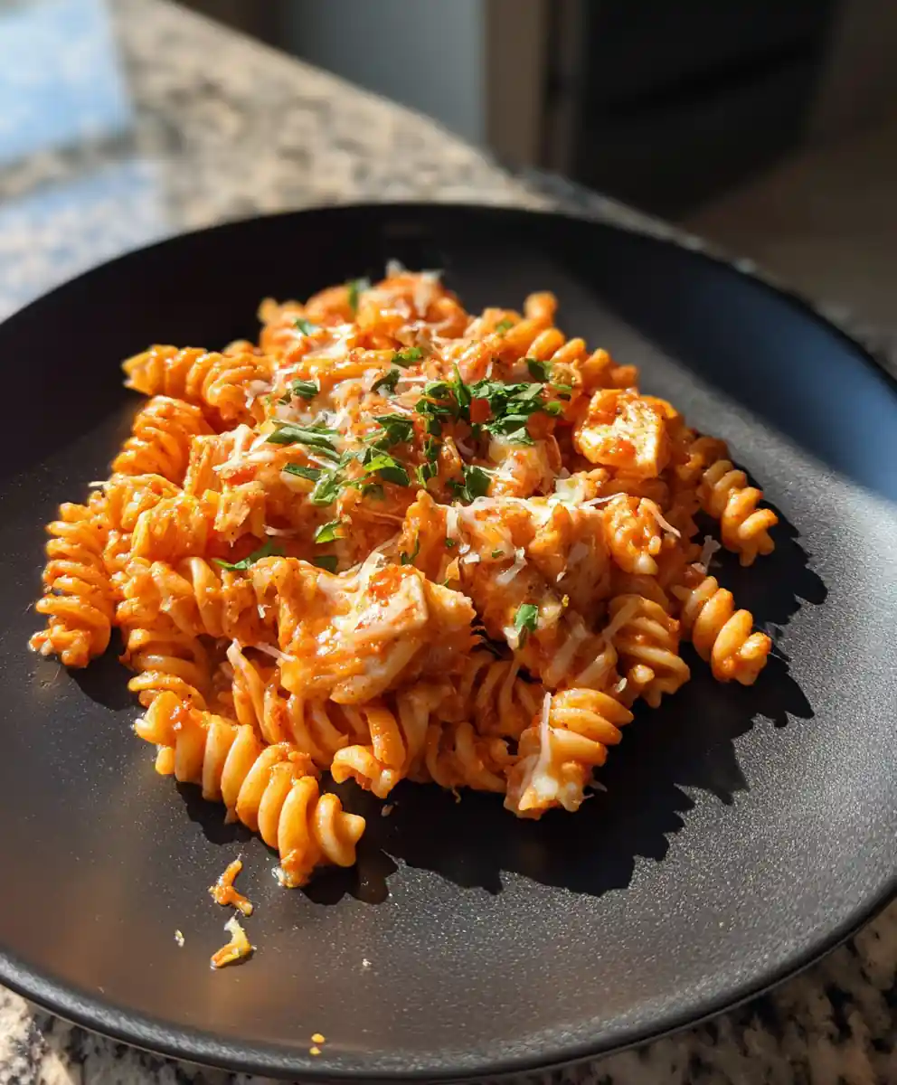 Smoky Red Pepper Gouda Chicken Rotini Skillet 5 Smoky Red Pepper Gouda Chicken Rotini Skillet