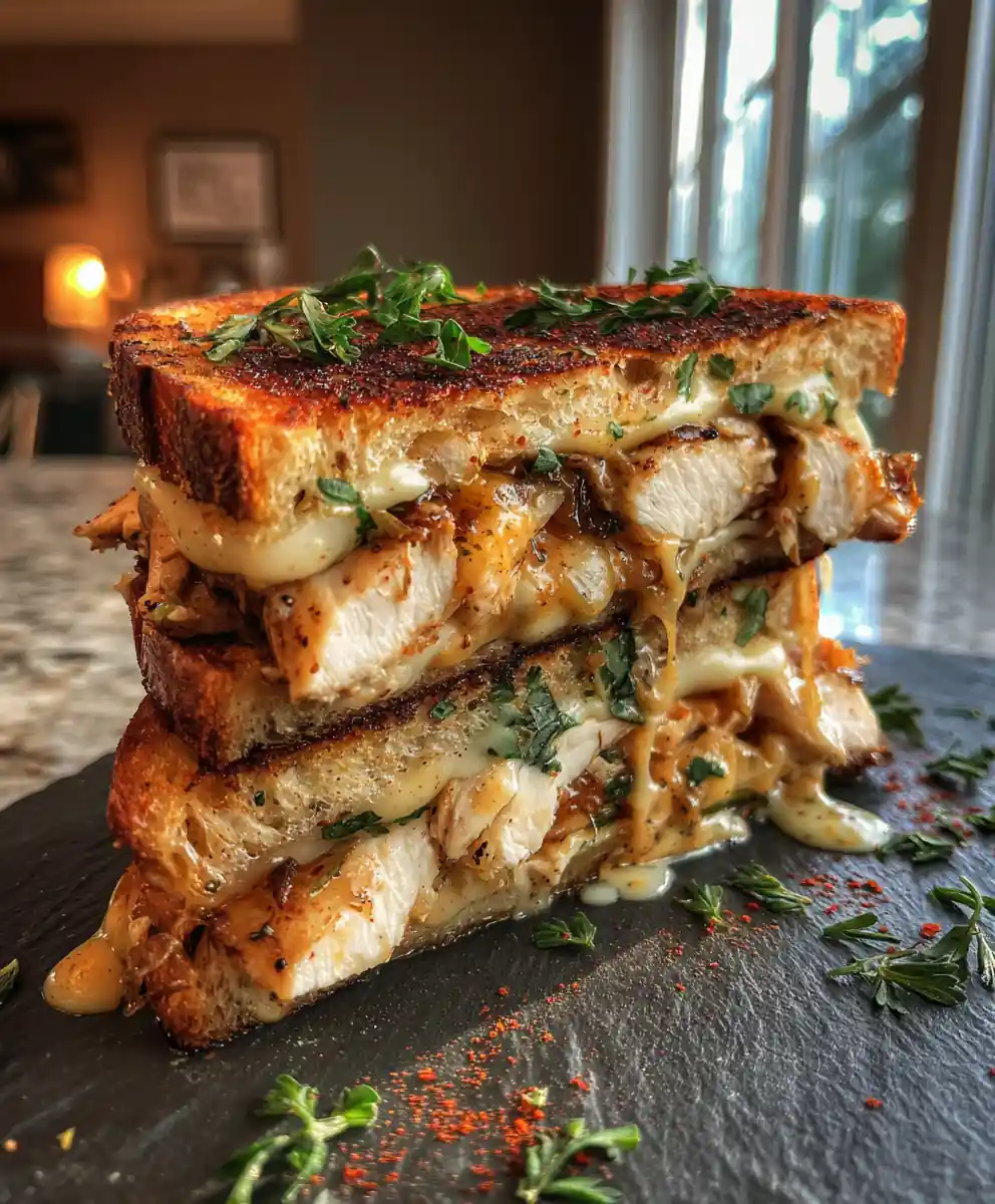 Spicy Chipotle Aioli Stacked Sandwich With Caramelized Onion Jam 5 Spicy Chipotle Aioli Stacked Sandwich With Caramelized Onion Jam