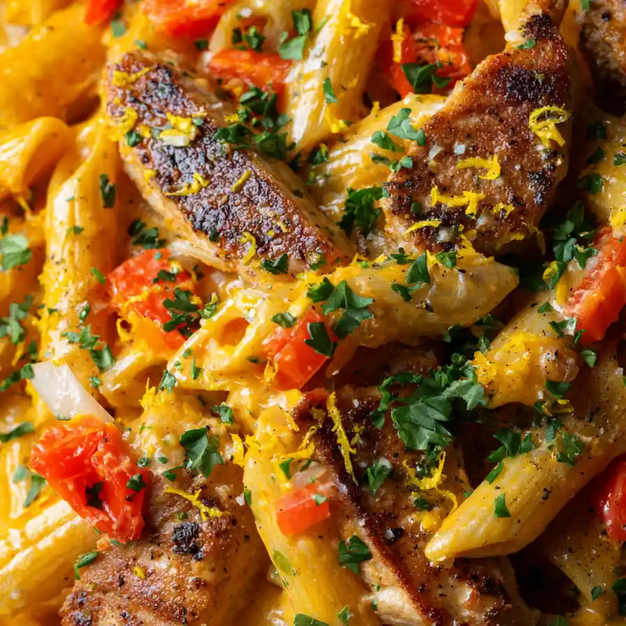 Cashew Cream Cajun Chicken Pasta 4 Cashew Cream Cajun Chicken Pasta