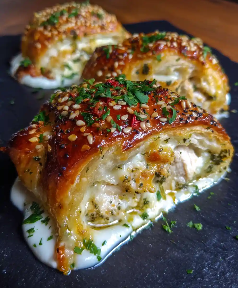 Cheesy Chicken Crescent Bake With Yogurt Herb Filling 5 Cheesy Chicken Crescent Bake With Yogurt Herb Filling