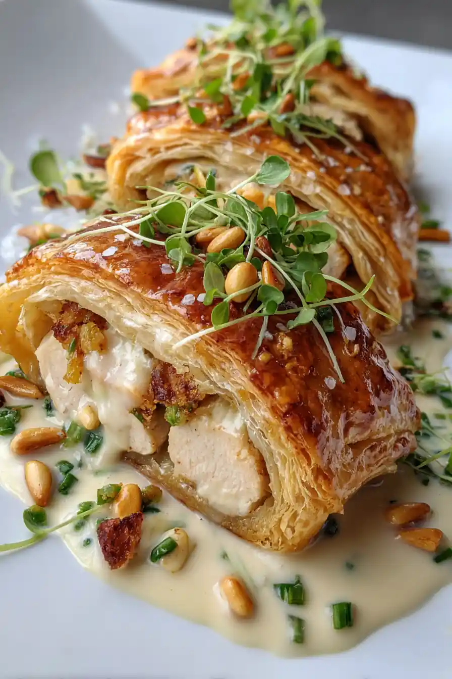 Chicken Pillows With Creamy Parmesan Sauce – Comfort Food Dinner 5 Chicken Pillows With Creamy Parmesan Sauce – Comfort Food Dinner