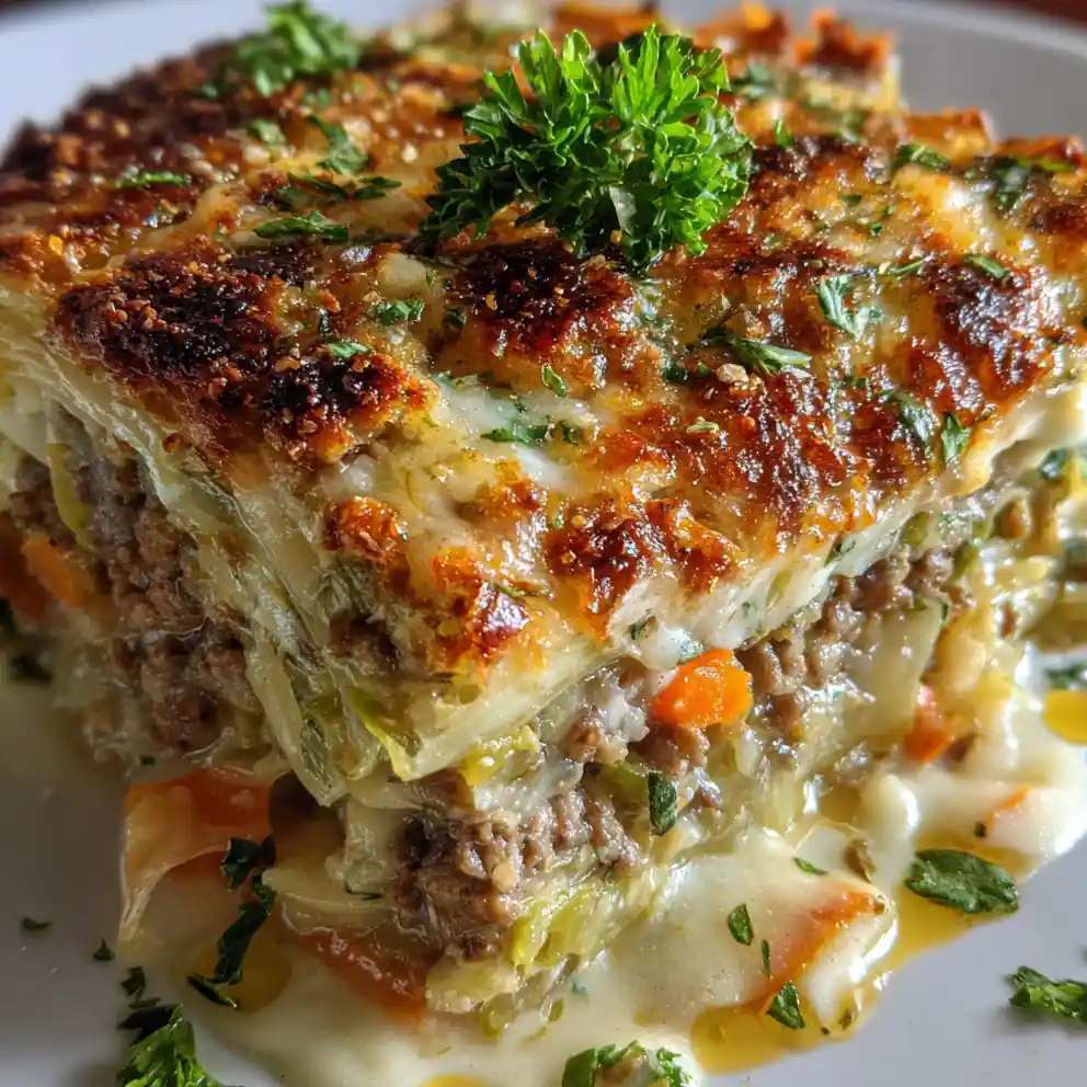 Creamed Cabbage And Ground Beef Casserole 4 Creamed Cabbage And Ground Beef Casserole