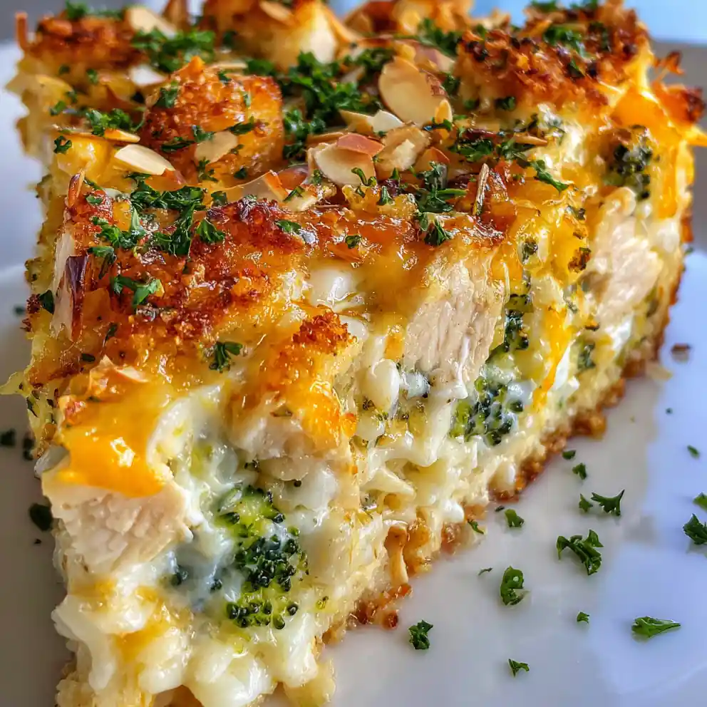 Creamy Chicken Broccoli Rice Cheese Casserole 4 Creamy Chicken Broccoli Rice Cheese Casserole