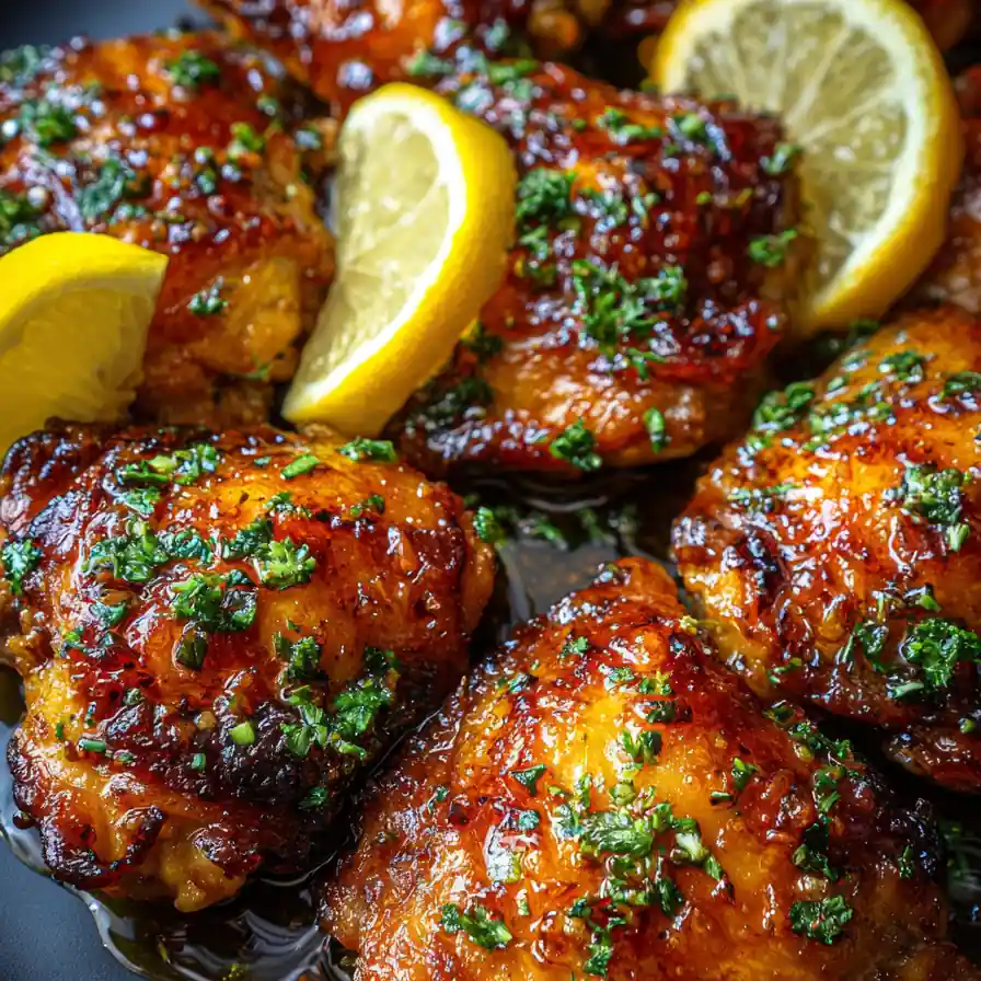 Crispy Baked Chicken Thighs 4 Crispy Baked Chicken Thighs