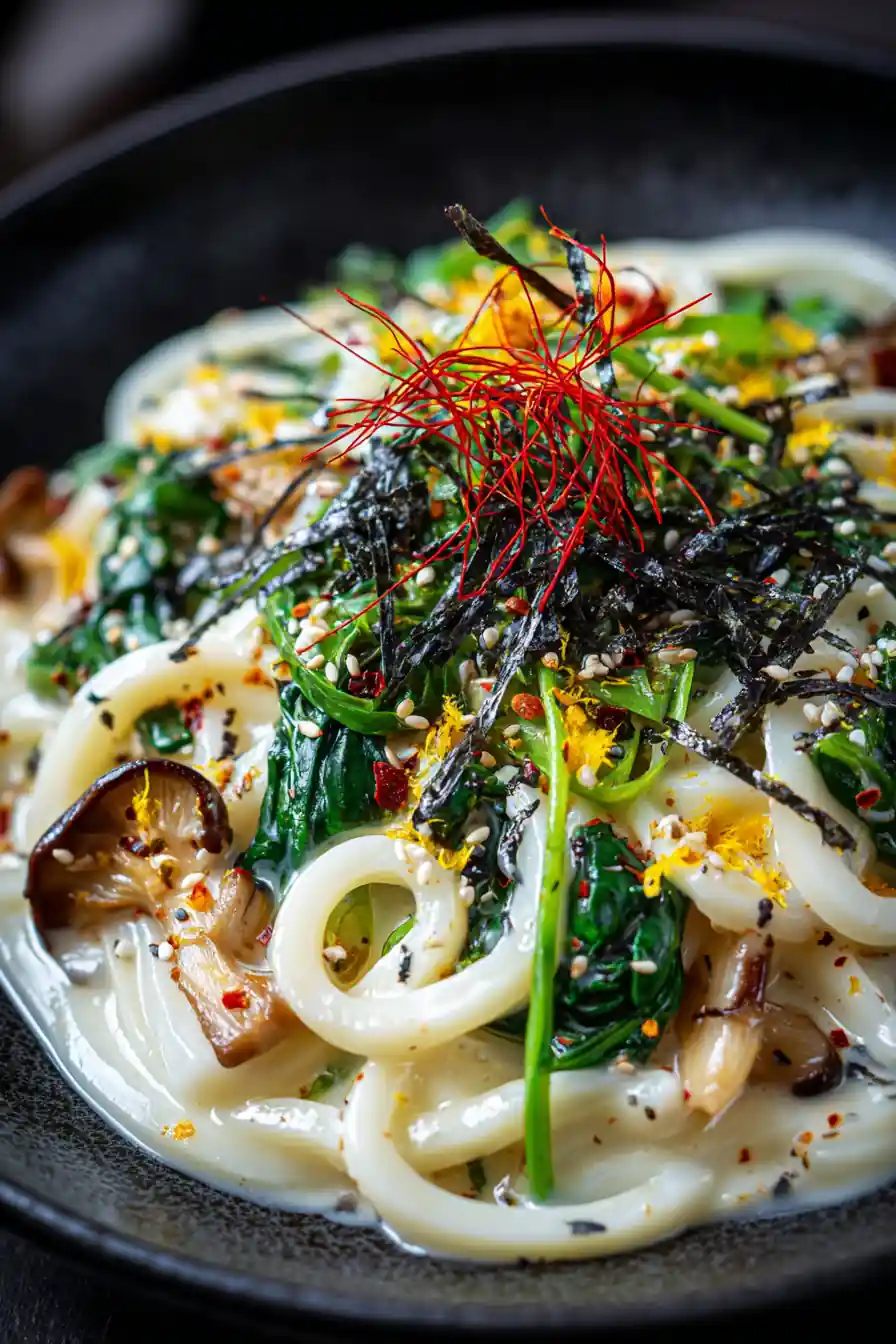 Decadent Creamy Miso Udon 5 Decadent Creamy Miso Udon