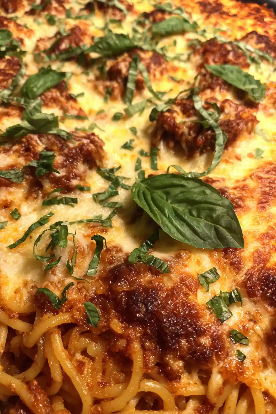 Easy Baked Spaghetti 5 Easy Baked Spaghetti