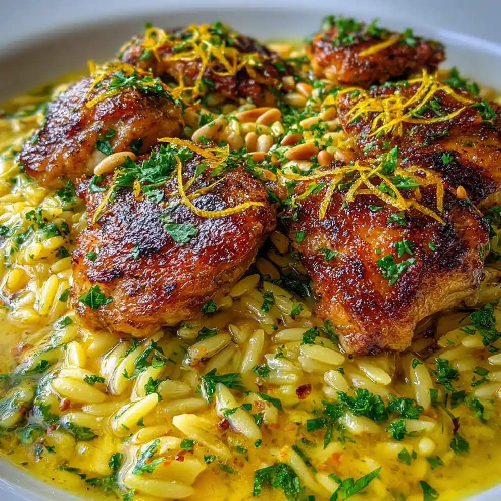 Gorgeous One Pan Lemon Chicken Orzo 4 Gorgeous One Pan Lemon Chicken Orzo