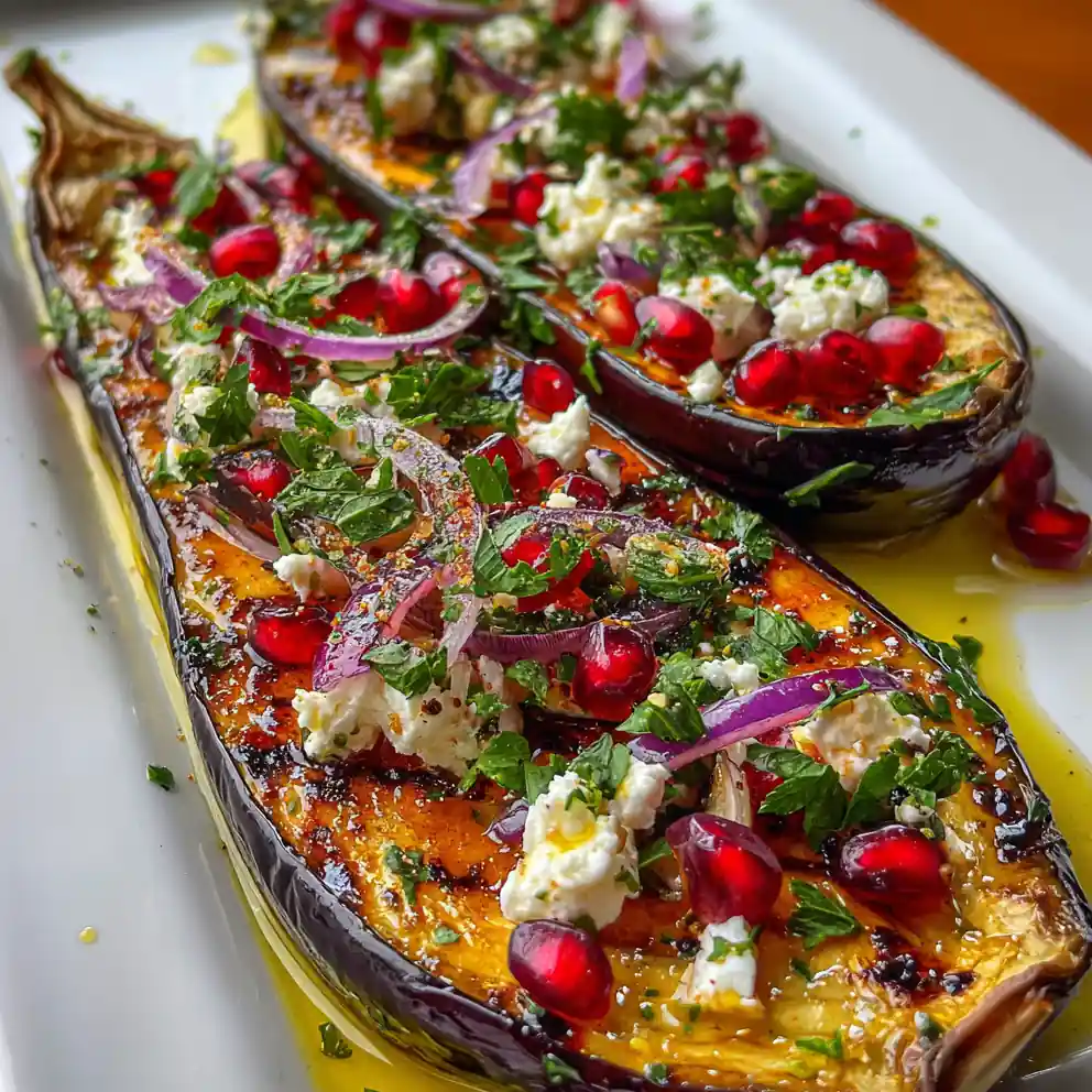 Greek Style Roasted Eggplant – Easy Mediterranean Healthy Dinner 4 Greek Style Roasted Eggplant – Easy Mediterranean Healthy Dinner