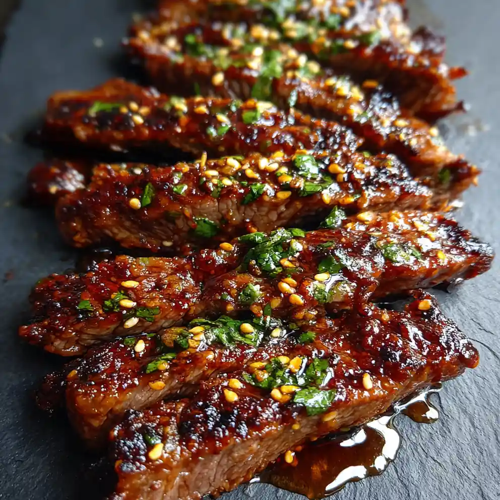 Grill Pan Honey Glazed Steak Strips 4 Grill Pan Honey Glazed Steak Strips