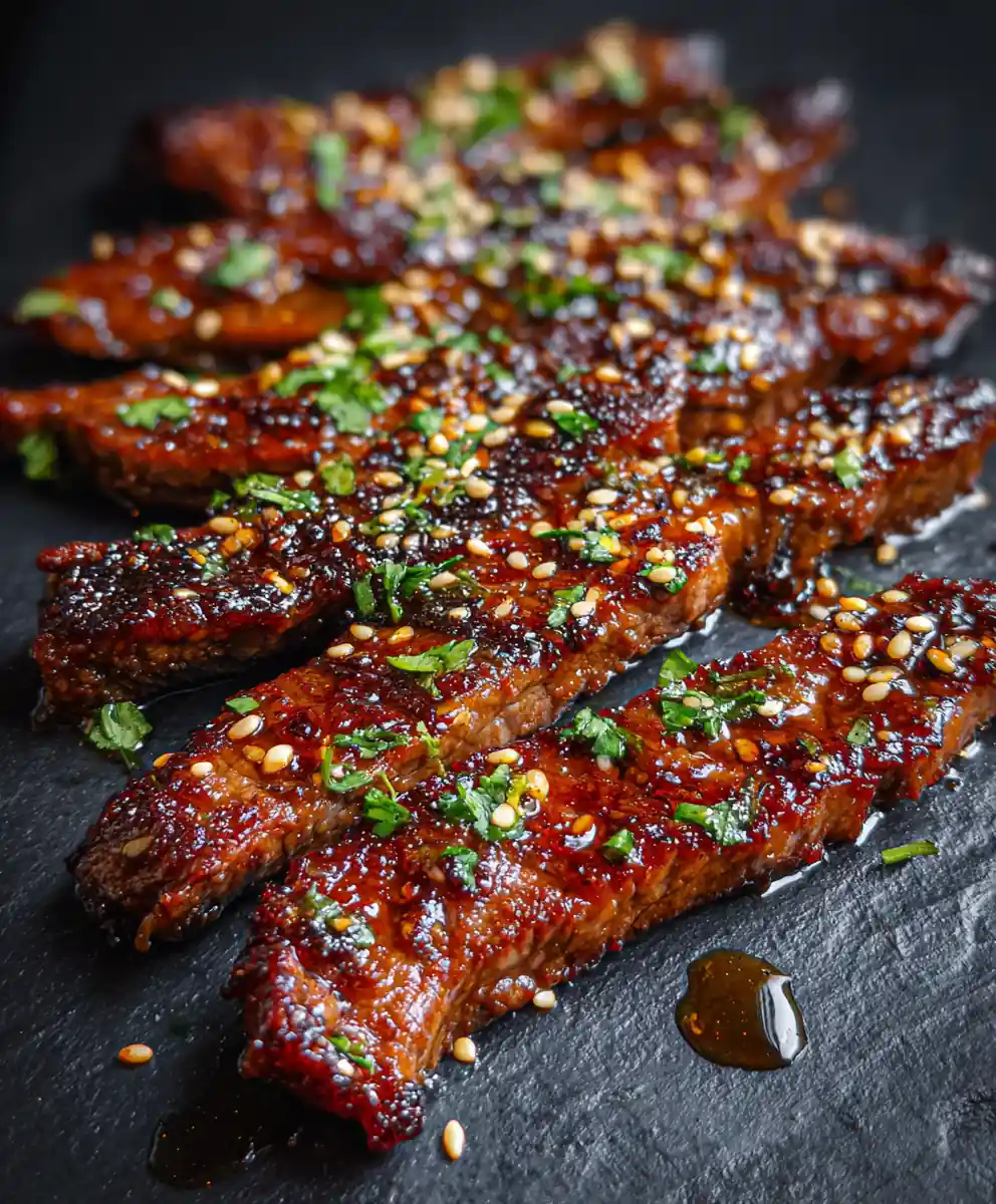 Grill Pan Honey Glazed Steak Strips 5 Grill Pan Honey Glazed Steak Strips