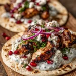 Grilled Mediterranean Chicken Tacos With Herbed Yogurt And Pomegranate 6 Grilled_Mediterranean_Chicken_Tacos_With_Herbed_Yogurt_And_Pomegranate_1773967360.4811122