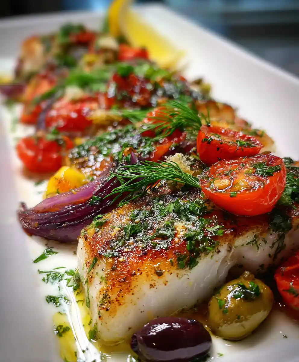 Mediterranean Baked Fish 5 Mediterranean Baked Fish
