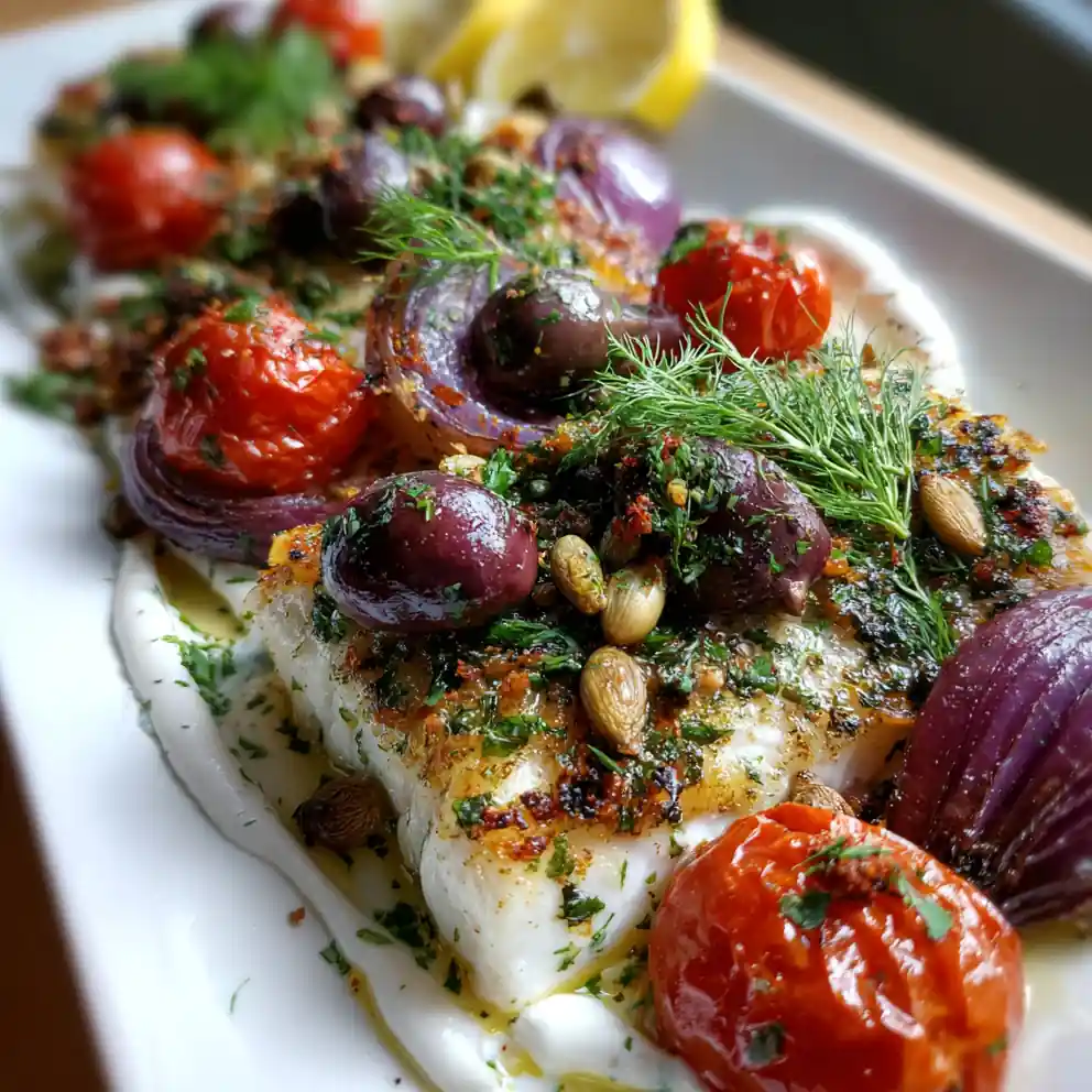 Mediterranean Baked Fish 4 Mediterranean Baked Fish
