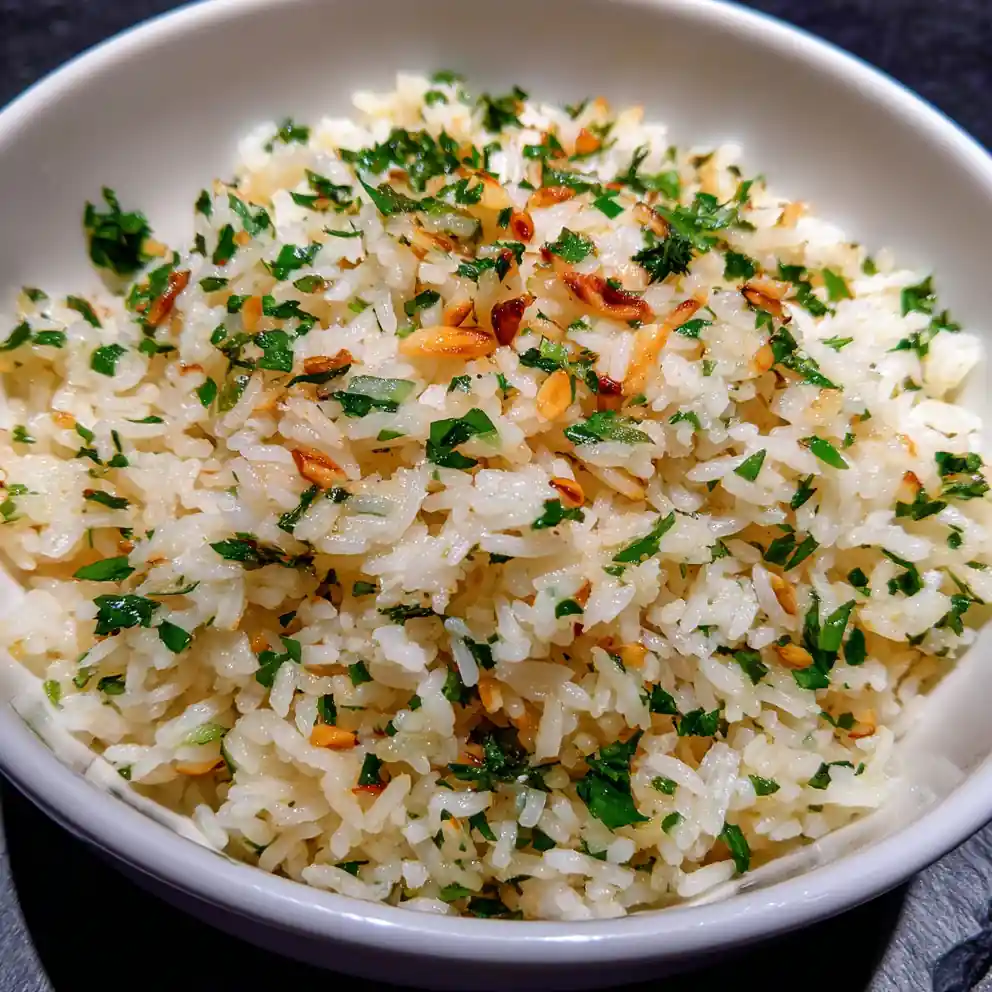 Tasty Garlic Parmesan Rice 4 Tasty Garlic Parmesan Rice